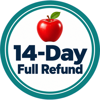 14-day refund seal